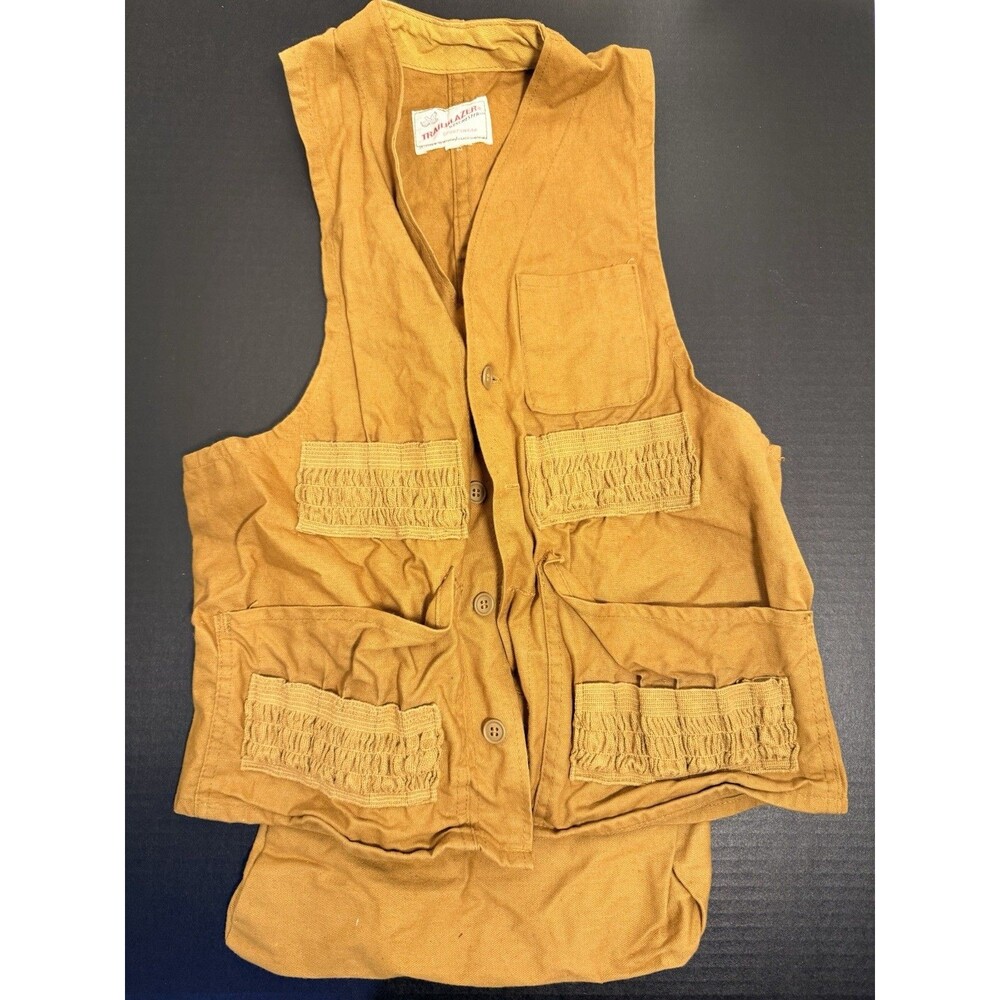Winchester Hunting Vest Mens Small Trailblazer Birdbag Vintage Canvas Outdoor